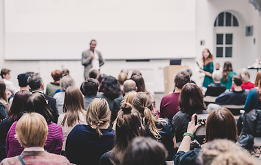 Image showing Audience in the lecture hall.