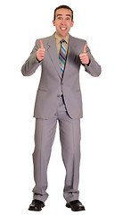 Image showing Excited Businessman