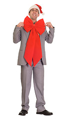 Image showing Christmas Businessman