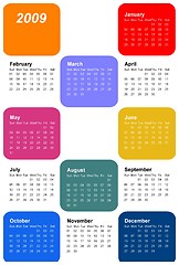 Image showing 2009 calendar