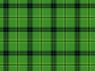 Image showing Green Scottish tartan