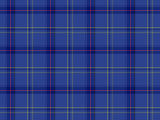 Image showing Blue Scottish tartan