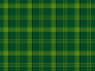 Image showing Green Scottish tartan