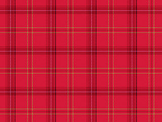 Image showing Red Scottish tartan