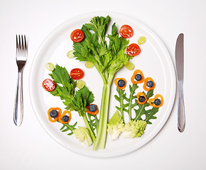 Image showing Eat more vegetable