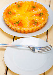 Image showing fresh pears pie dessert cake