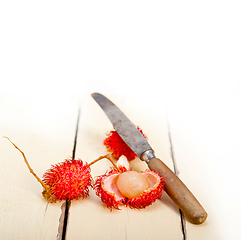 Image showing fresh rambutan fruits