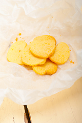 Image showing heart shaped shortbread valentine cookies