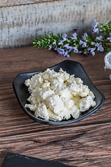 Image showing Bowl of cream cheese