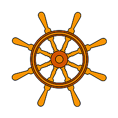 Image showing Icon Of Steering Wheel