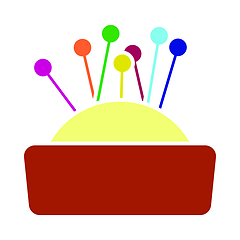 Image showing Pin Cushion Icon