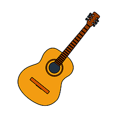 Image showing Icon Of Acoustic Guitar