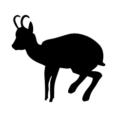 Image showing Goat-Antelope Silhouette