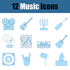 Image showing Music Icon Set