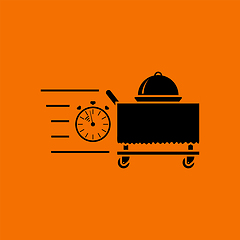 Image showing Fast Room Service Icon