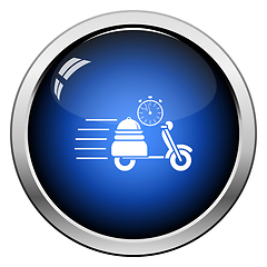 Image showing Restaurant Scooter Delivery Icon