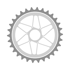 Image showing Bike Gear Star Icon