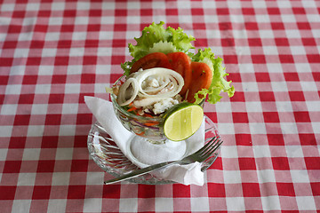 Image showing Crab salad
