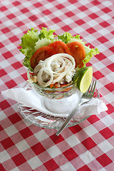 Image showing Crab salad