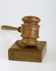 Image showing gavel on white background