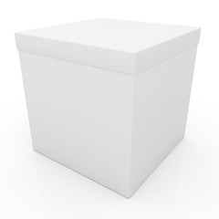 Image showing Blank package gift box