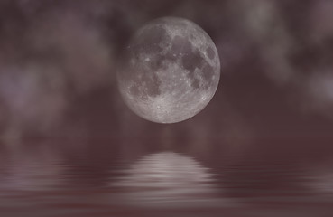 Image showing Red Moon