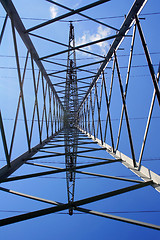 Image showing Inside Power Pole