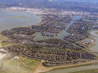 Image showing San Francisco Bay aerial view