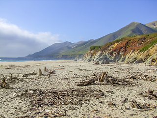 Image showing idyllic coastal scenery in California