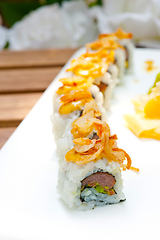 Image showing Japanese sushi rolls Maki Sushi