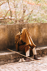 Image showing beggar, Aksum, Ethiopia Africa