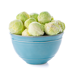 Image showing Fresh brussels sprouts