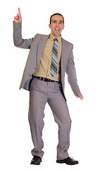 Image showing Dancing Businessman