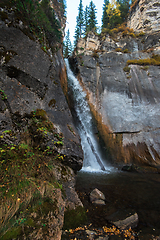 Image showing Waterfall on river Shinok