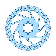 Image showing Bike Brake Disc Icon