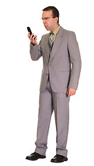 Image showing Mad Businessman