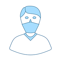 Image showing Medical Face Mask Icon