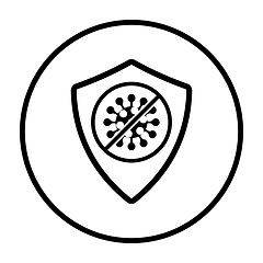 Image showing Shield From Coronavirus Icon