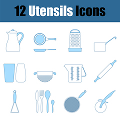 Image showing Utensils Icon Set