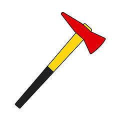 Image showing Fire Axe Icon