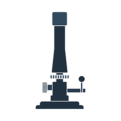 Image showing Icon Of Chemistry Burner