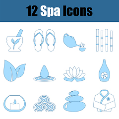 Image showing Spa Icon Set