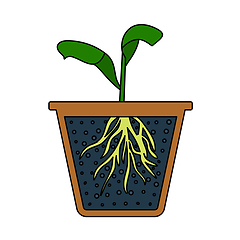 Image showing Seedling Icon