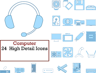 Image showing Computer Icon Set