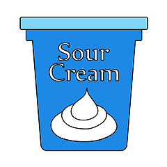 Image showing Sour Cream Icon