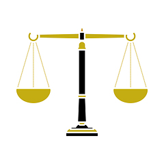 Image showing Justice Scale Icon