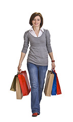 Image showing Woman shopping