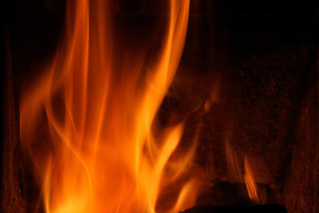 Image showing fire background