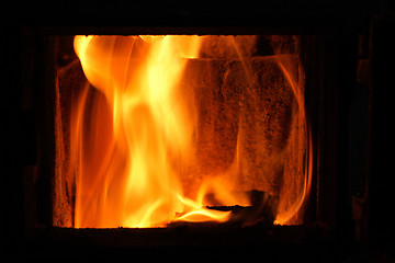 Image showing fire background