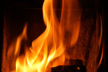 Image showing fire background